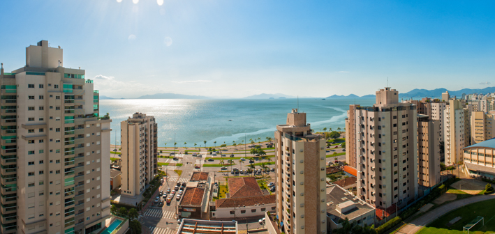 Vista do eStúdio Oceano - localização Central da cidade