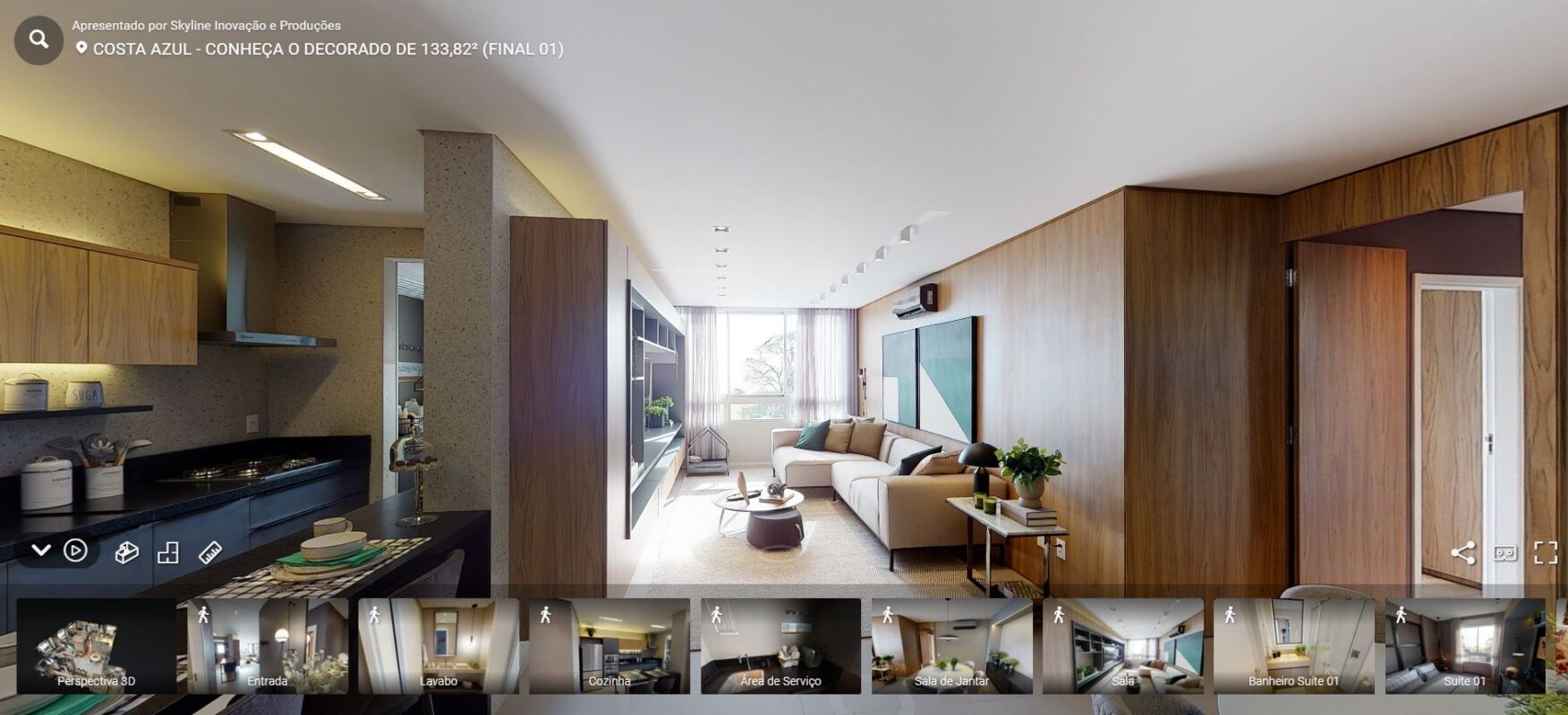 Viva uma experiência 360º pelos apartamentos decorados do Costa Azul ...