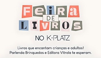 Feira do Livro no K-platz incentiva a leitura para crianças e adolescente